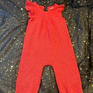 Baby Gap 12-18 Months girls red romper